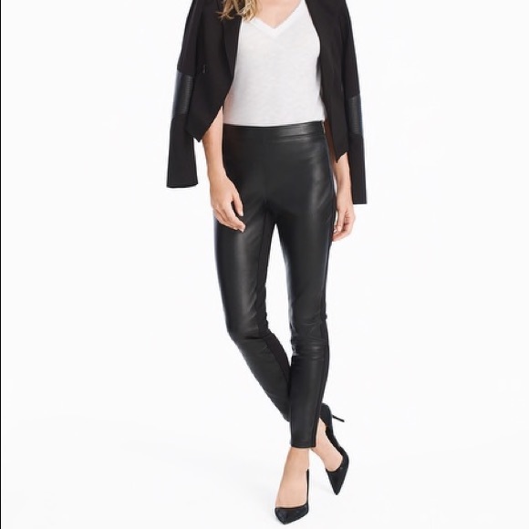 White house black market leather pants Clearance